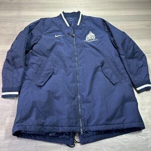 Colorado Christian Cougars Jacket Mens XL Blue NCAA Baseball Nike Parka DC8335